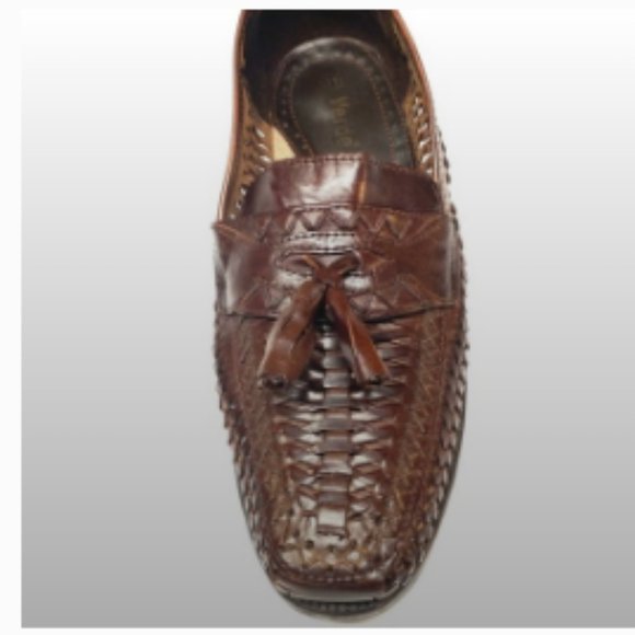 Tasseled Dark Brown Loafers Size 11 - Picture 4 of 6